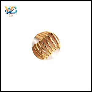 Adjustable‎ Boho Bangle Bracelet Set Stackable Cuff Vintage Layered Jewelry
